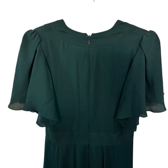 NEW Gucci Green 100% Silk A-Line Dress Short Sleeve Size 42 /6 Italy $2,735 - Picture 5 of 16
